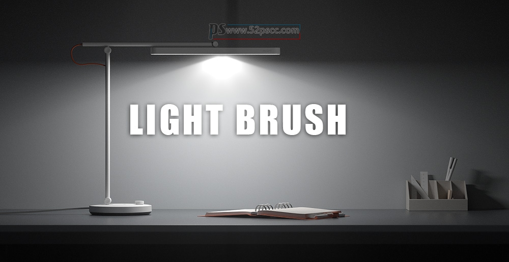 Procreate光照笔刷 PS光线光效素材 Photoshop台灯光照笔刷
