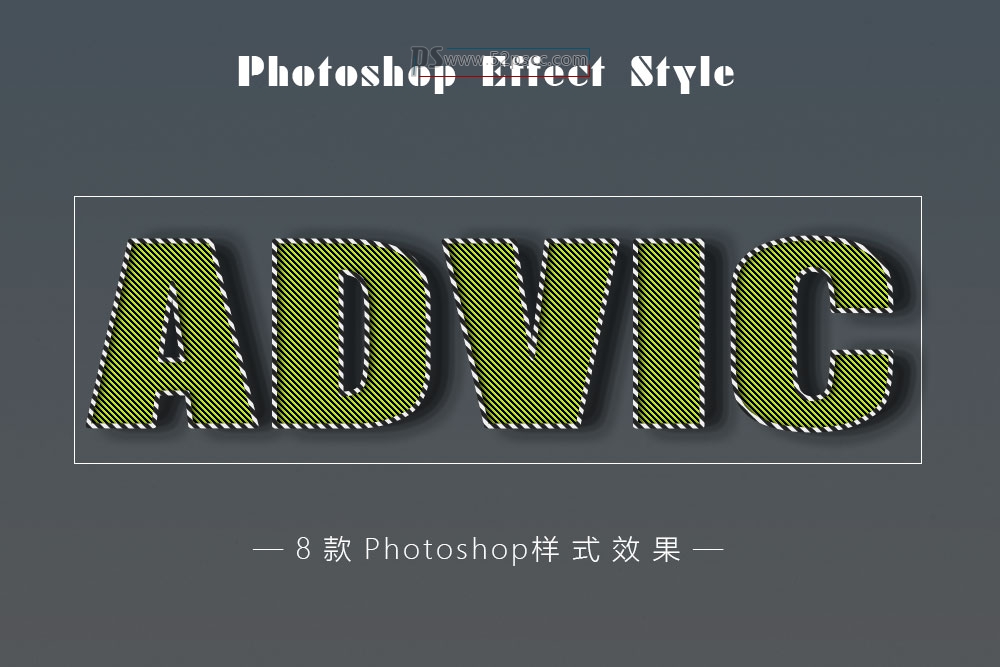 PS条纹效果图层装饰样式Photoshop条纹图案样式预设缩略图