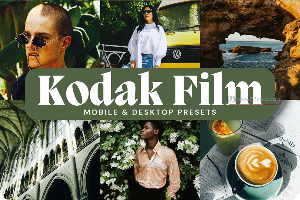 10款柯达电影胶片Lightroom预设 LOUMARKS Kodak Film Presets