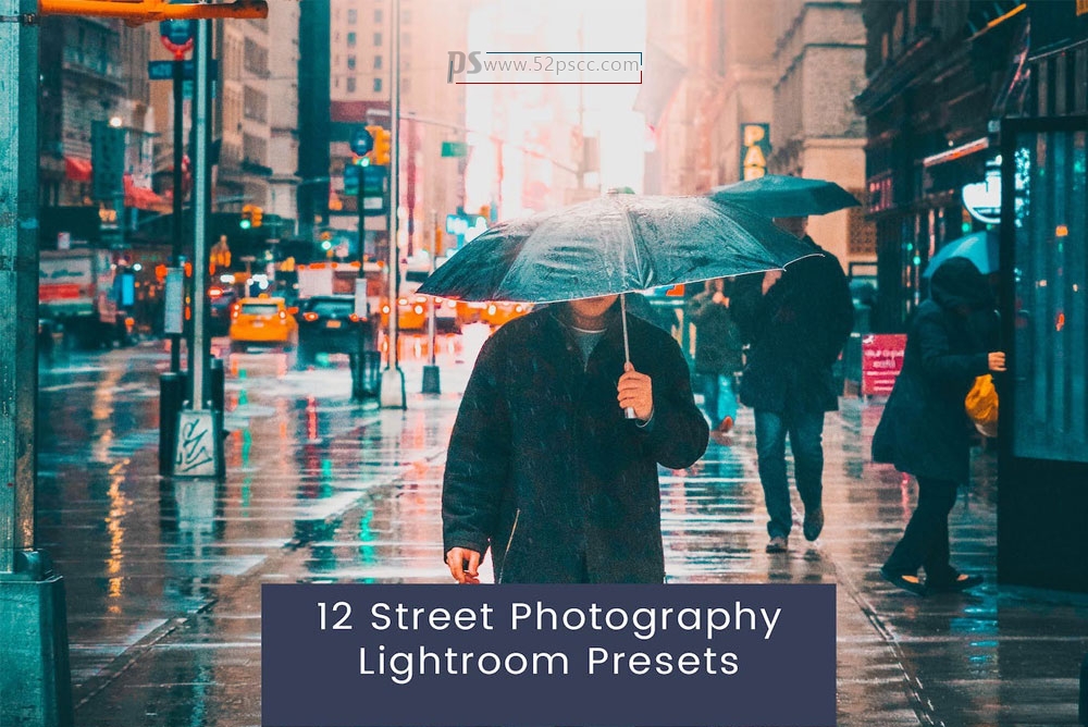 12个城市街头电影人像摄影LR预设 street photography lightroom预设